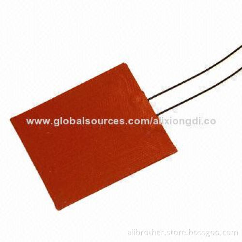 Silicone Rubber Heater, Customized Shape and Size, Various Voltage and Wattage are Available